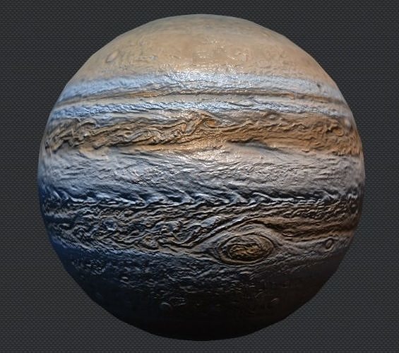 Jupitar Planet 8K 3D model