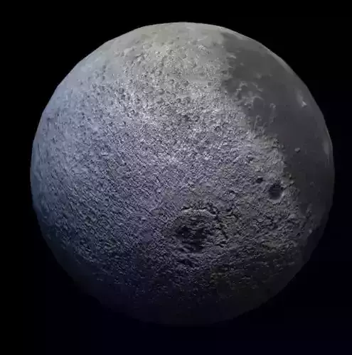 Moon 3D Model 8k