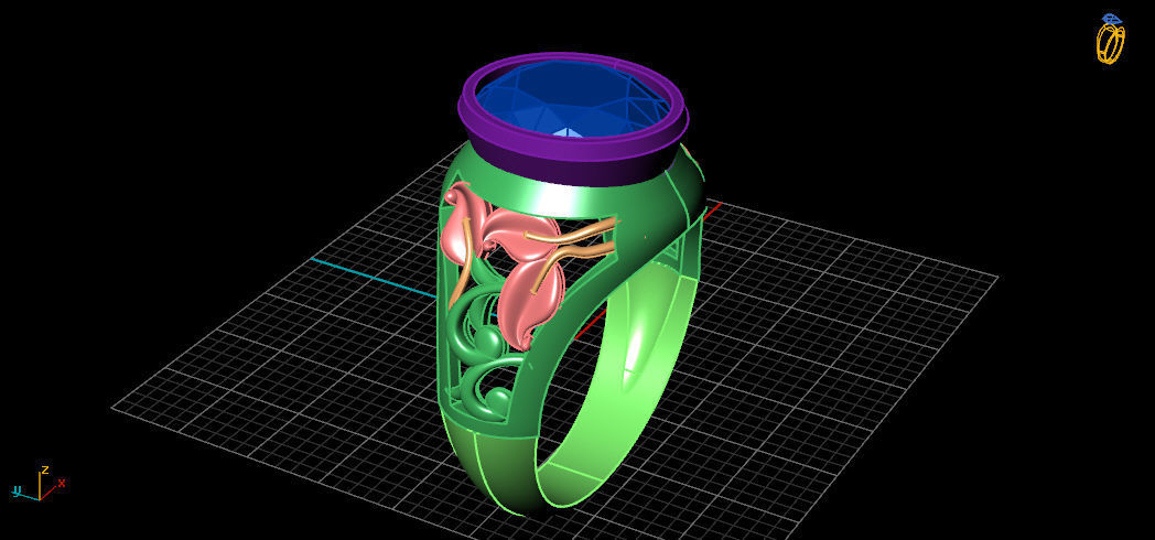 AnTiQuE MeN 6 RiNgS 3D print model_6