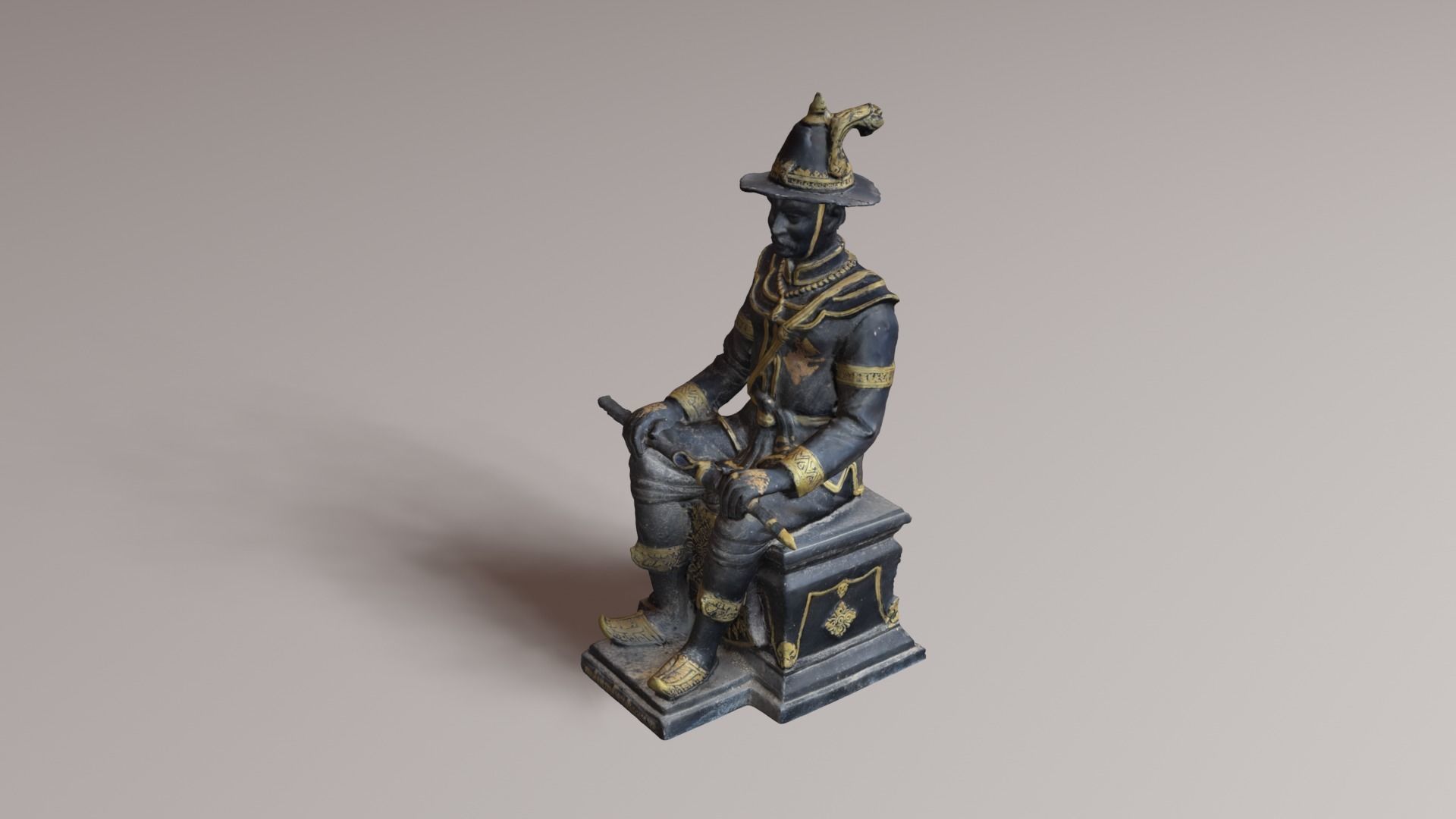 The Great King Taksin 3D model_40