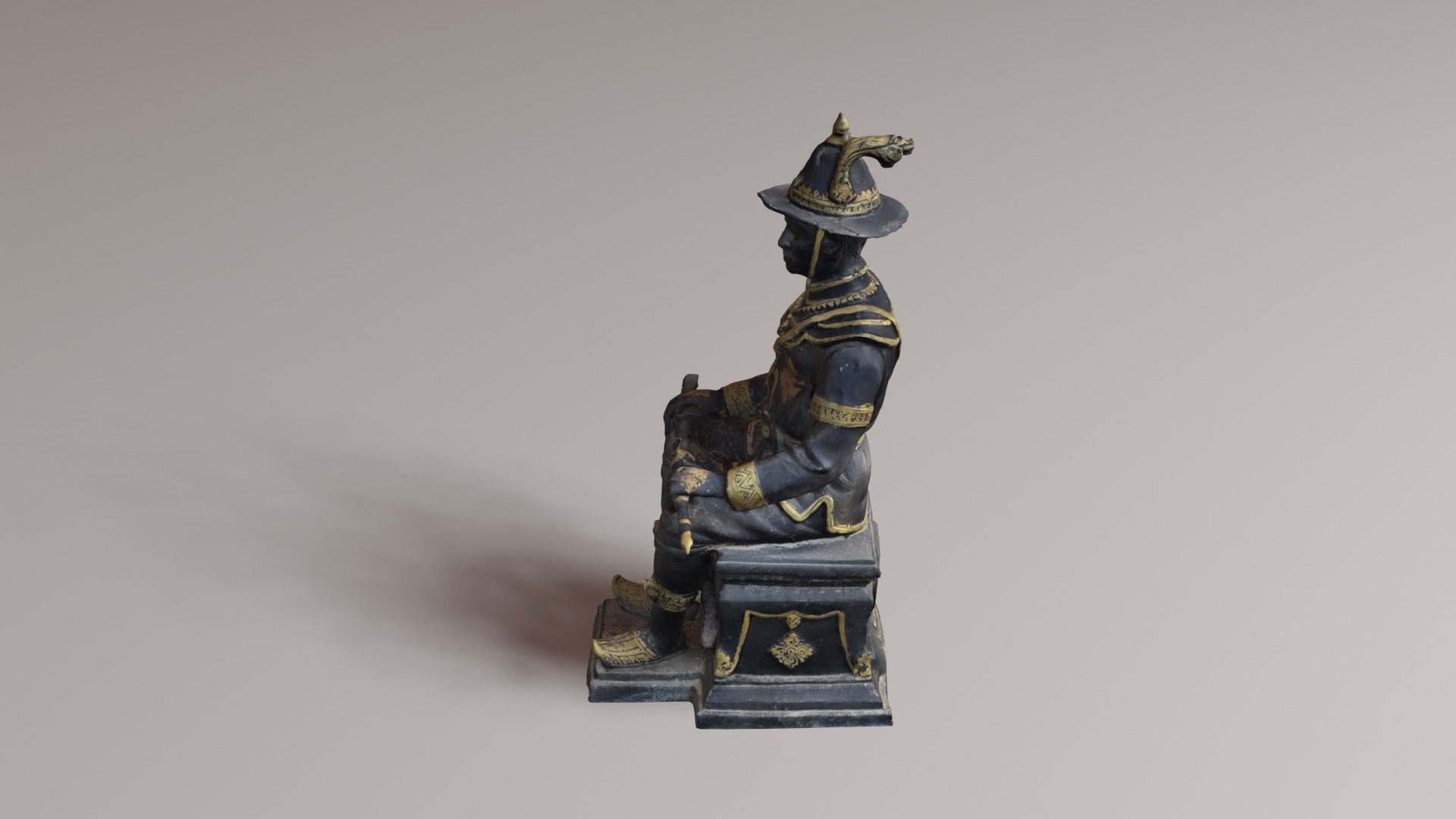 The Great King Taksin 3D model_37