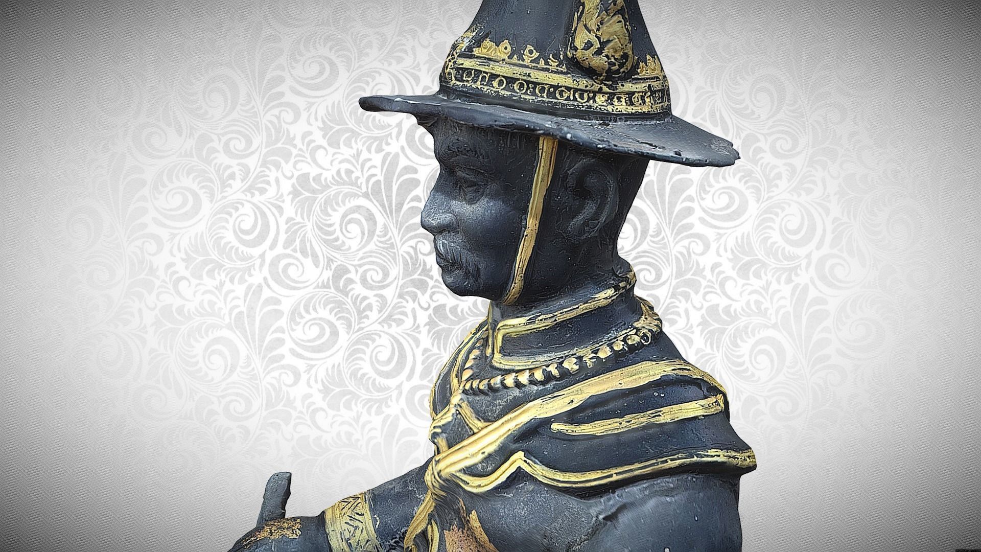 The Great King Taksin 3D model_5