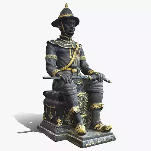 The Great King Taksin 3D model