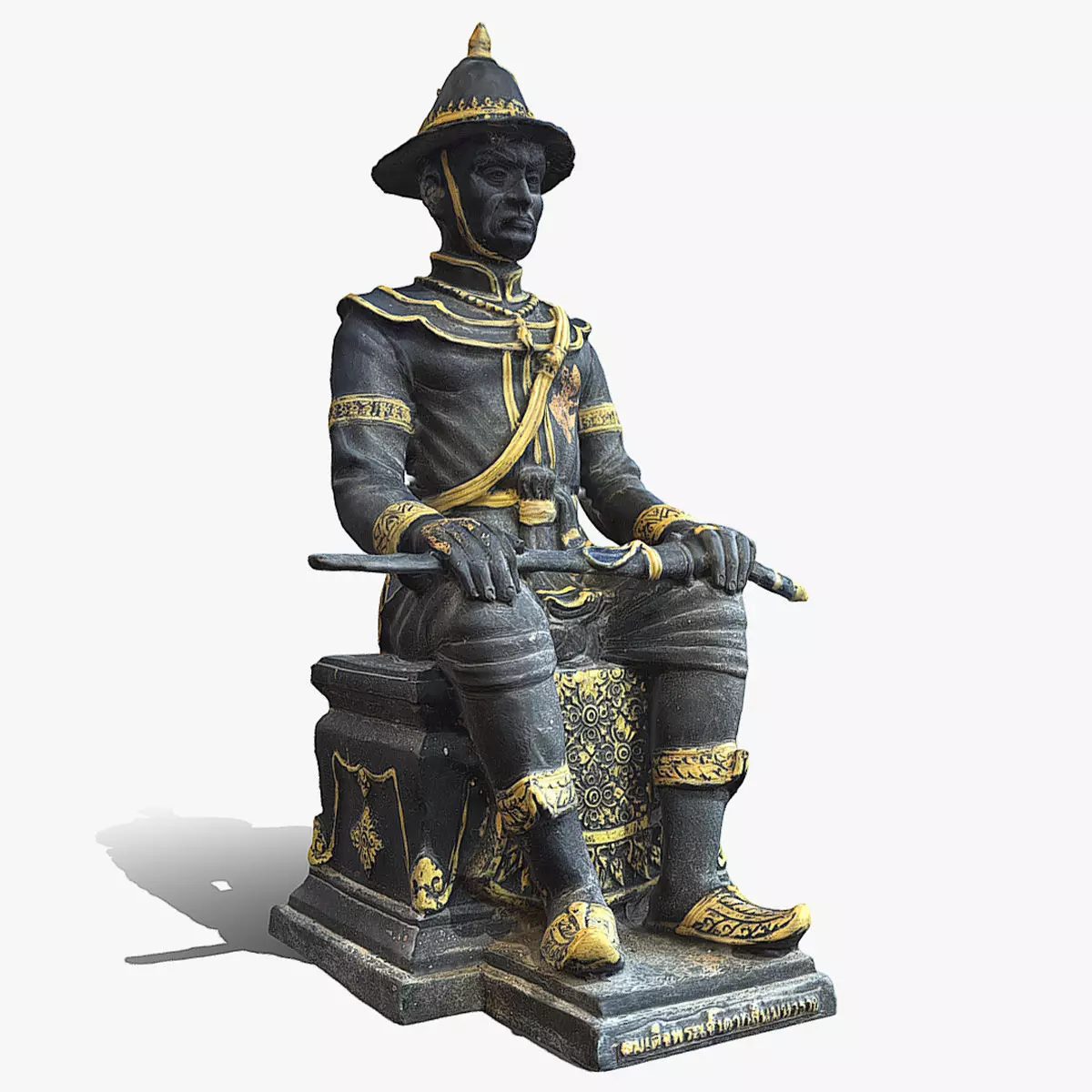 The Great King Taksin 3D model_0
