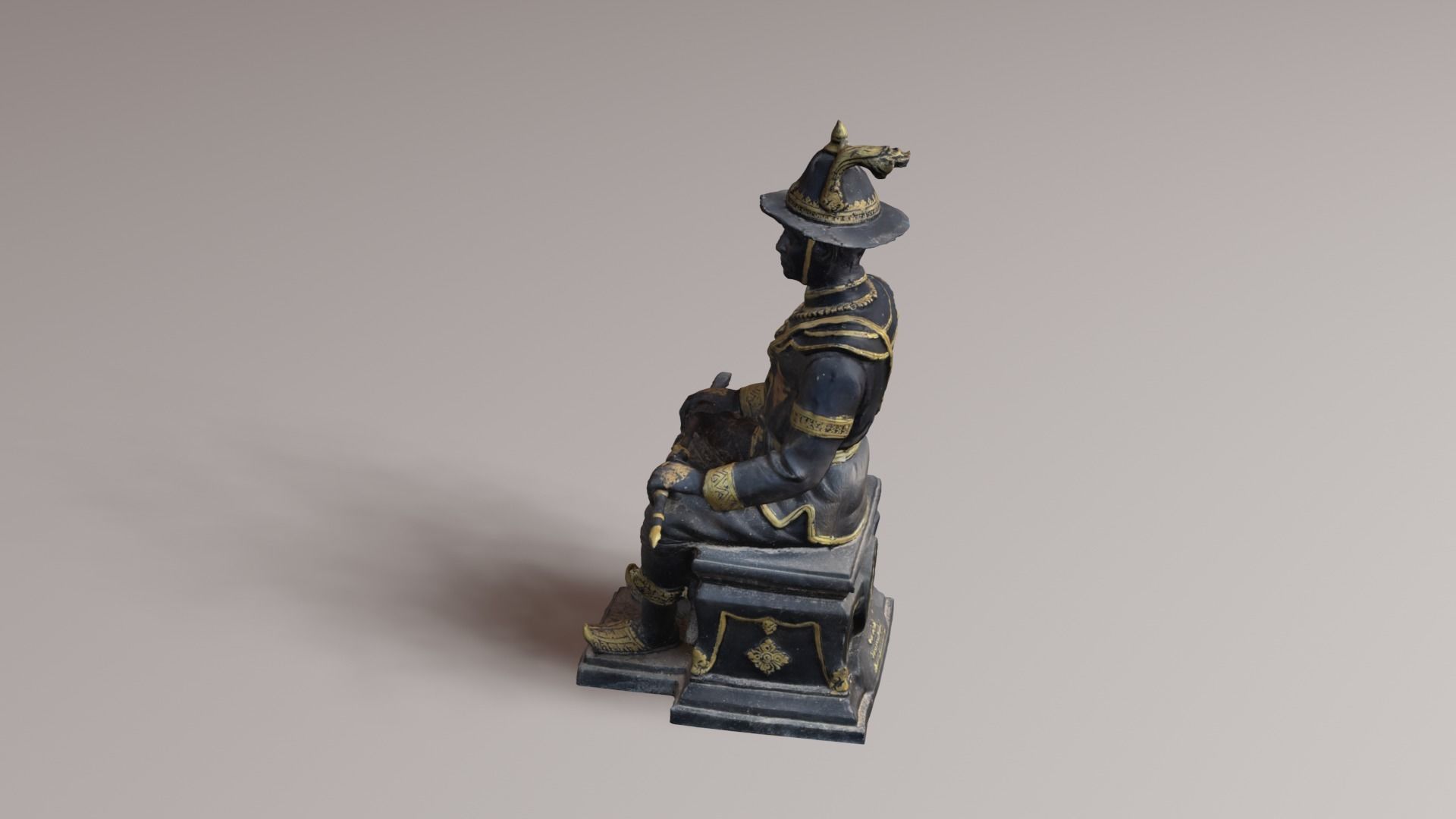 The Great King Taksin 3D model_36