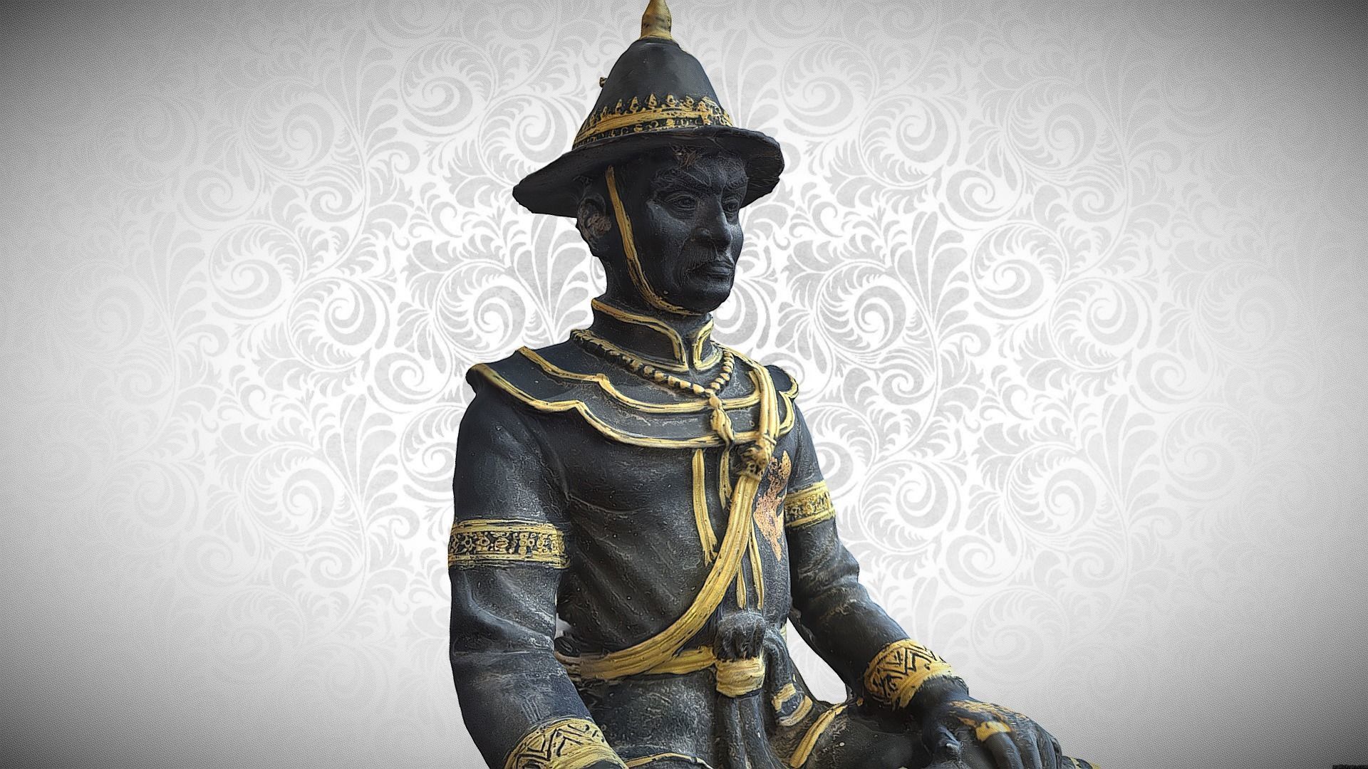 The Great King Taksin 3D model_3