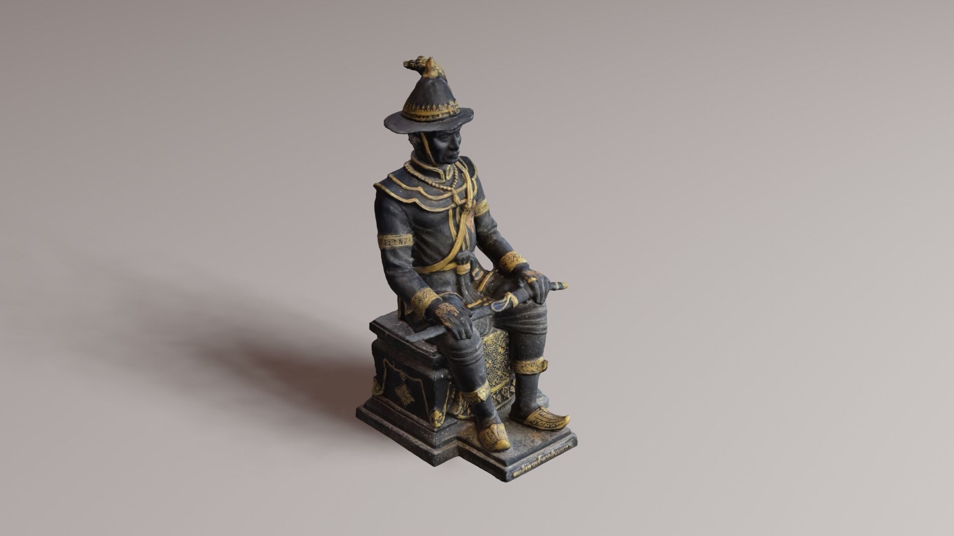 The Great King Taksin 3D model_18