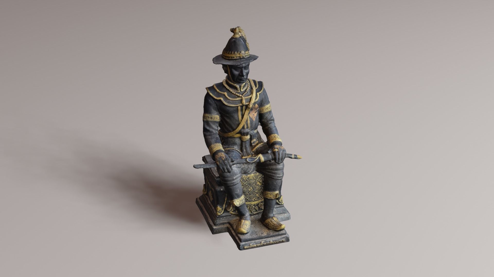 The Great King Taksin 3D model_16