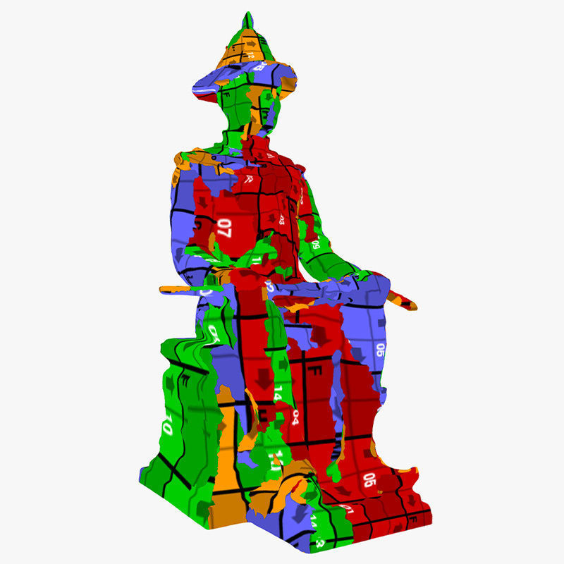 The Great King Taksin 3D model_11