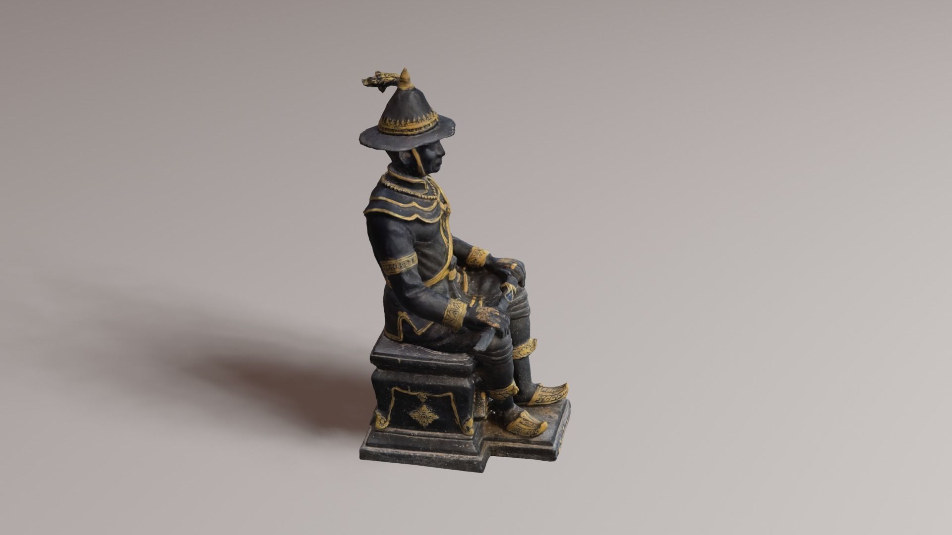 The Great King Taksin 3D model_21