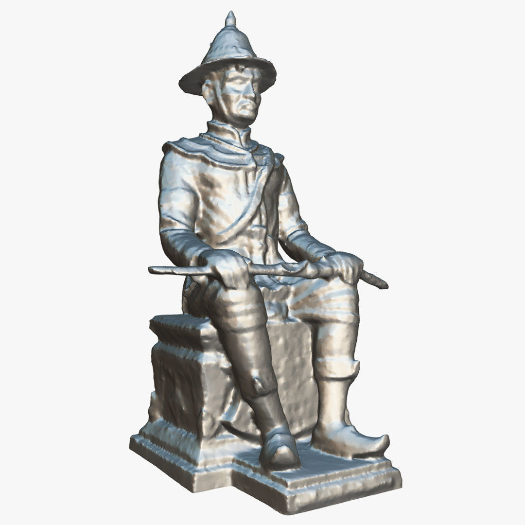 The Great King Taksin 3D model_12