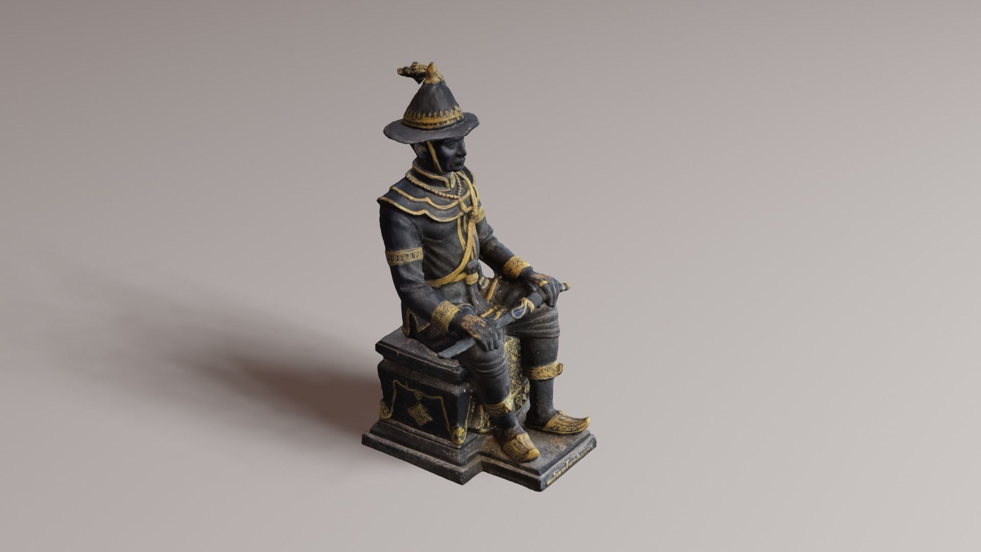 The Great King Taksin 3D model_19
