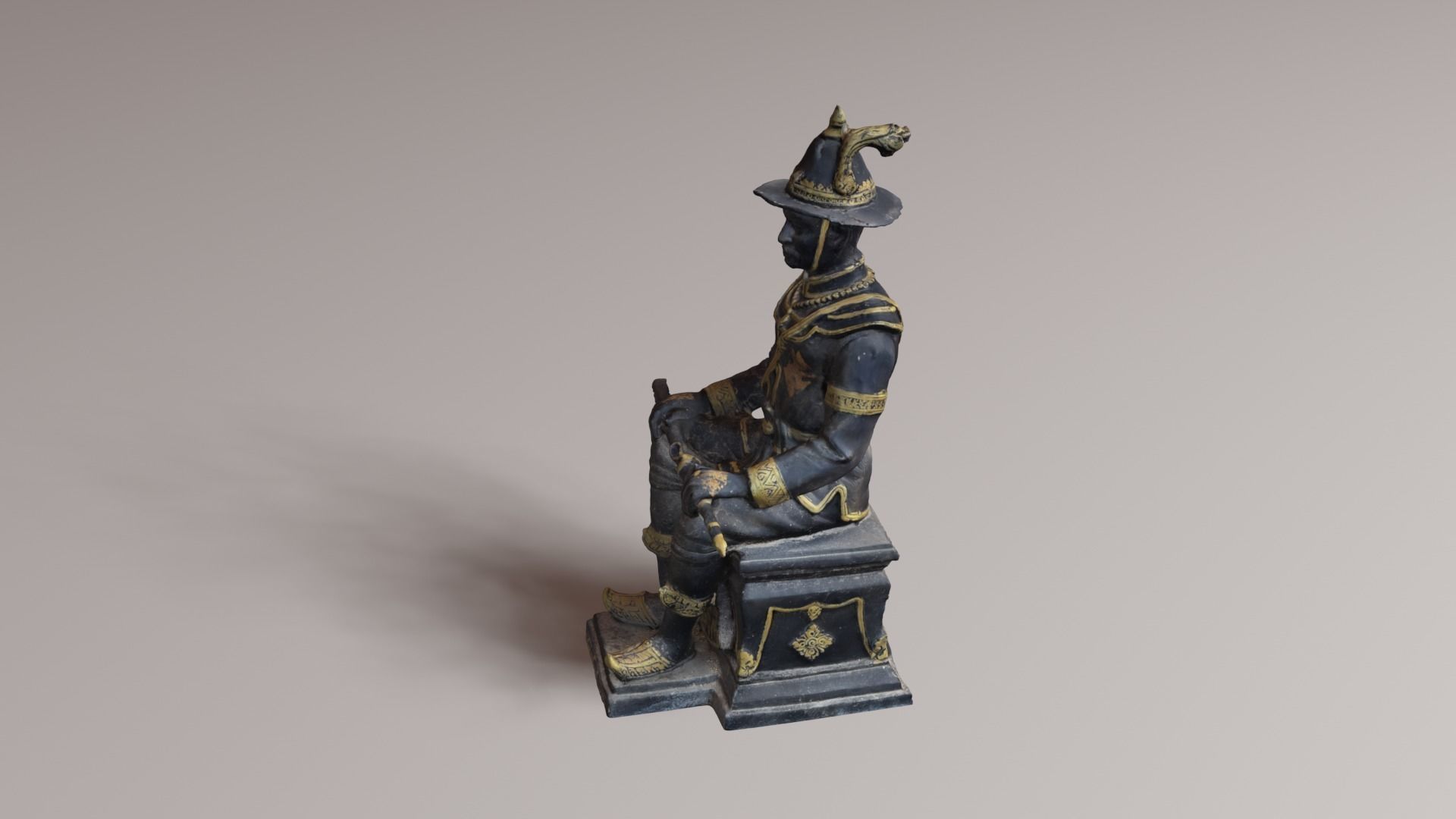 The Great King Taksin 3D model_38