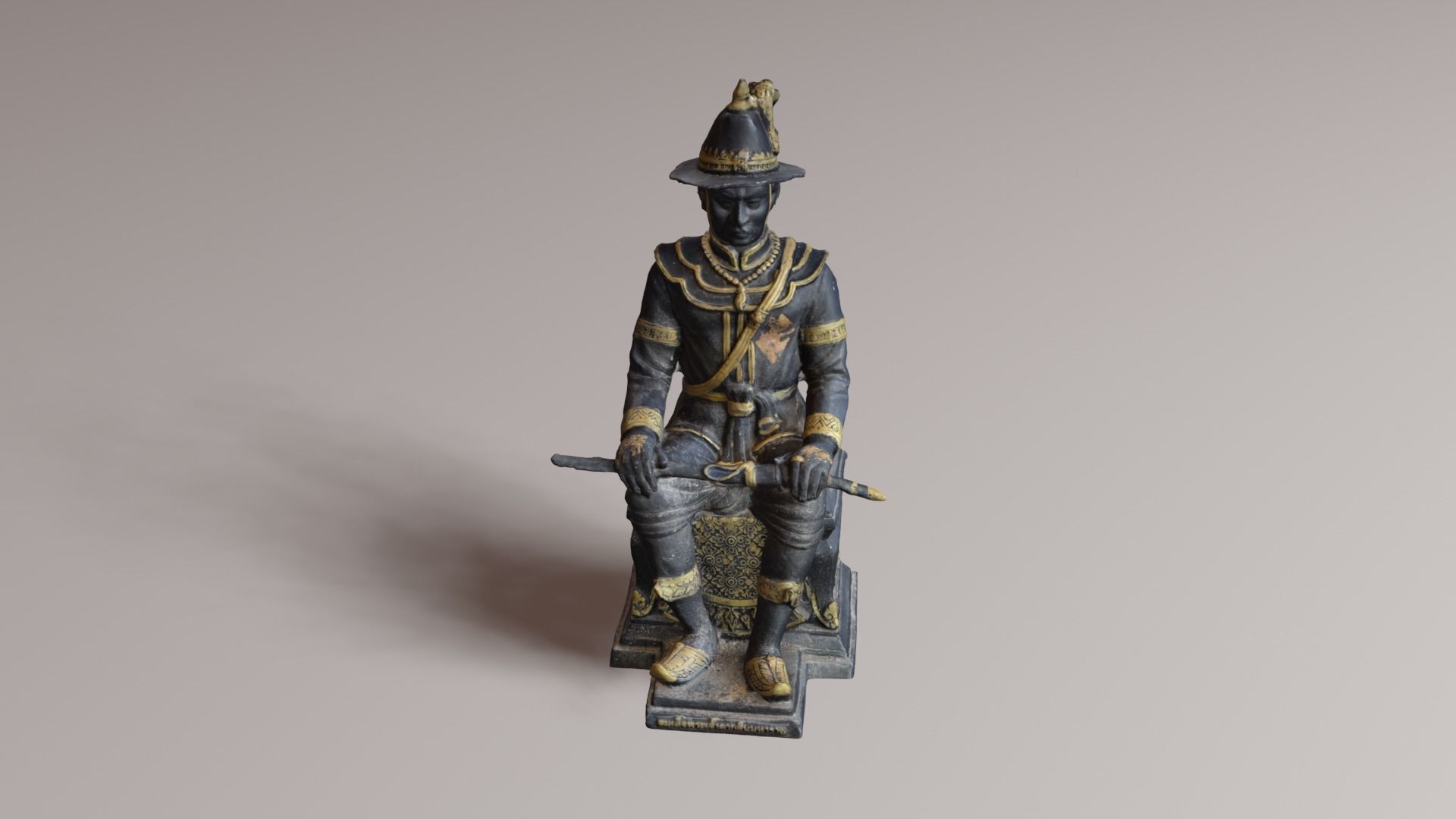 The Great King Taksin 3D model_14