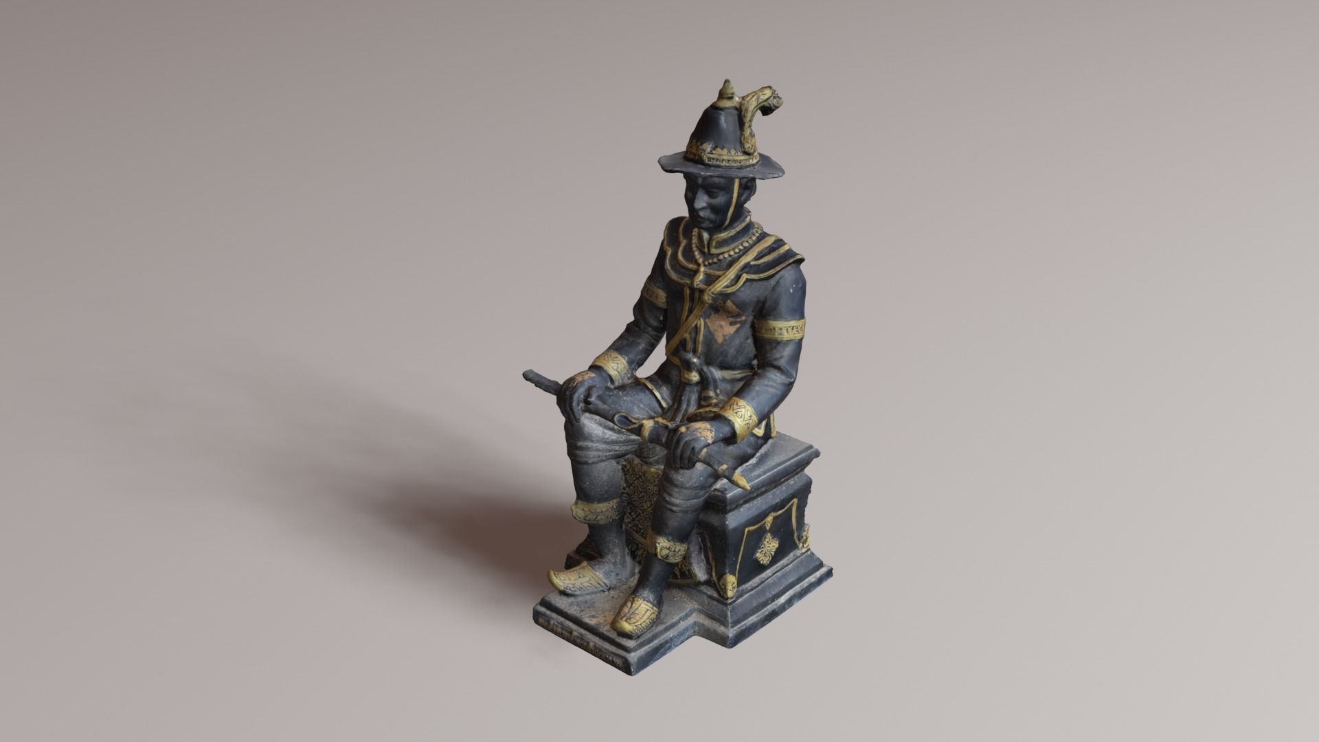 The Great King Taksin 3D model_41