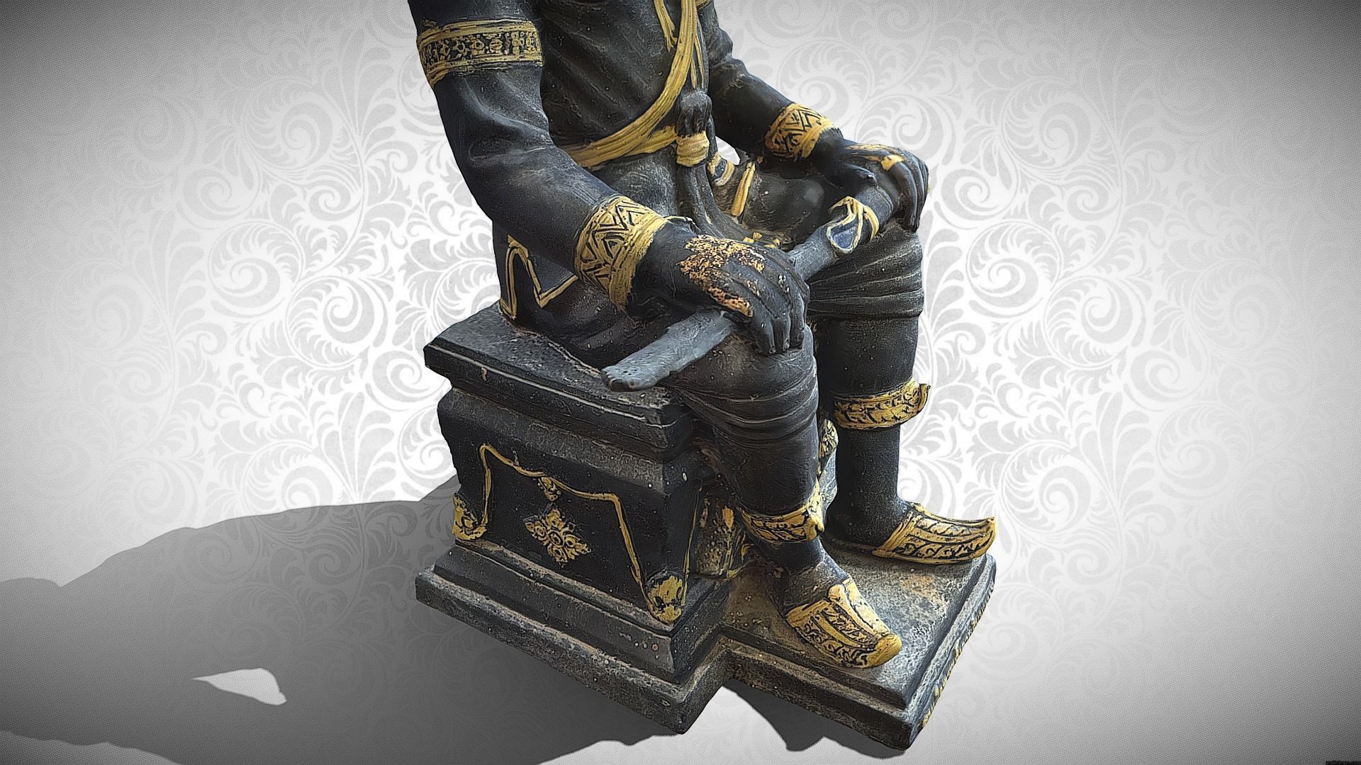 The Great King Taksin 3D model_4