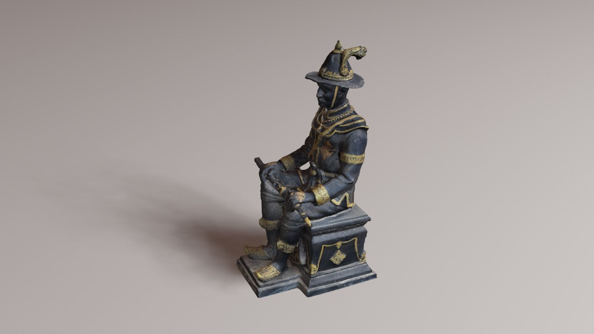 The Great King Taksin 3D model_39