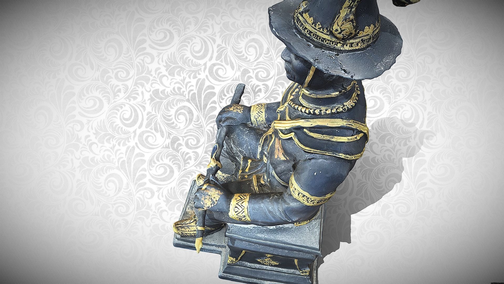 The Great King Taksin 3D model_6