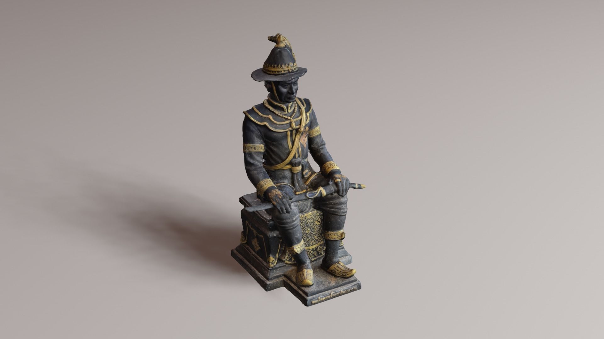 The Great King Taksin 3D model_17