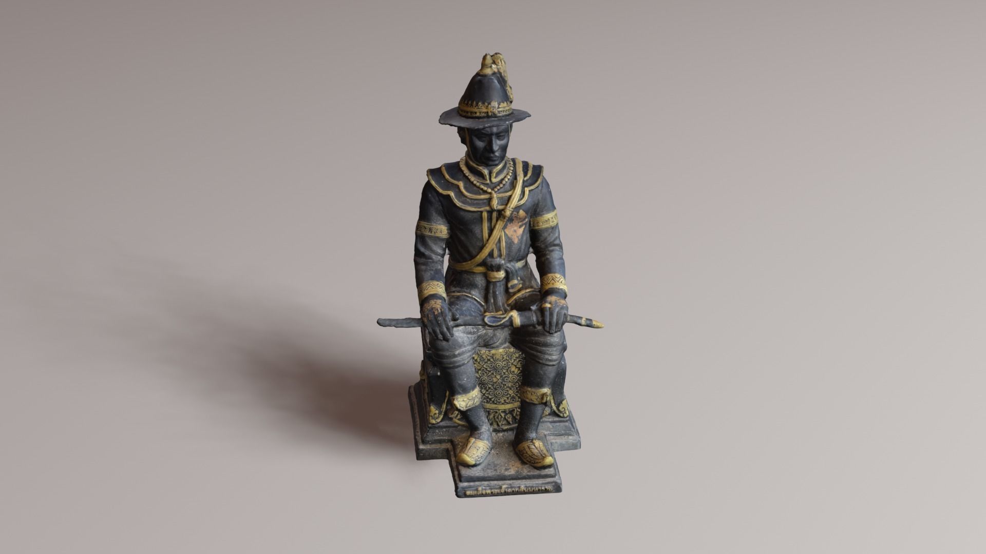 The Great King Taksin 3D model_15