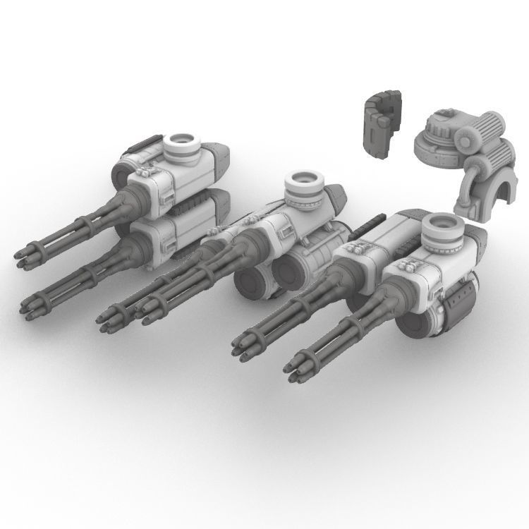 Project Gigante-Superheavy Gatling and Battle Cannon Upgrades 3D print model_11