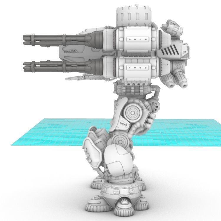 Project Gigante-Superheavy Gatling and Battle Cannon Upgrades 3D print model_7