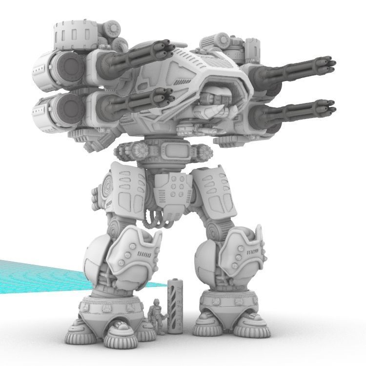 Project Gigante-Superheavy Gatling and Battle Cannon Upgrades 3D print model_5