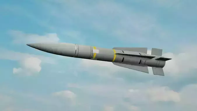 Missile US Army AIM-54 3D model