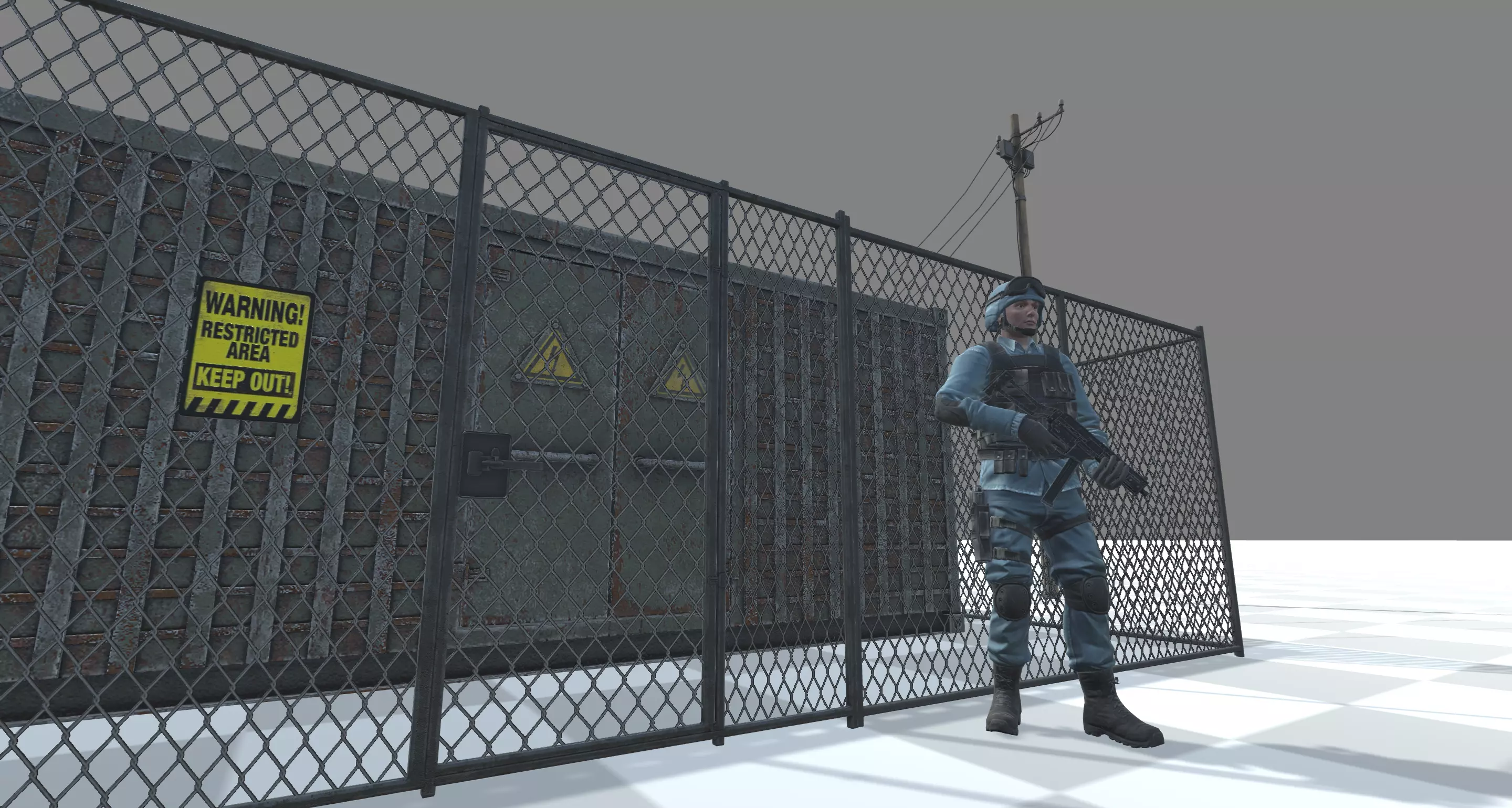 Military Electric Power Unit 3D model