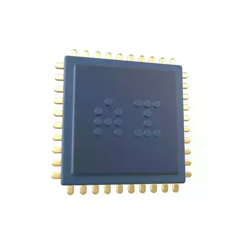 Artificial intelligence Chip Icon v1 005