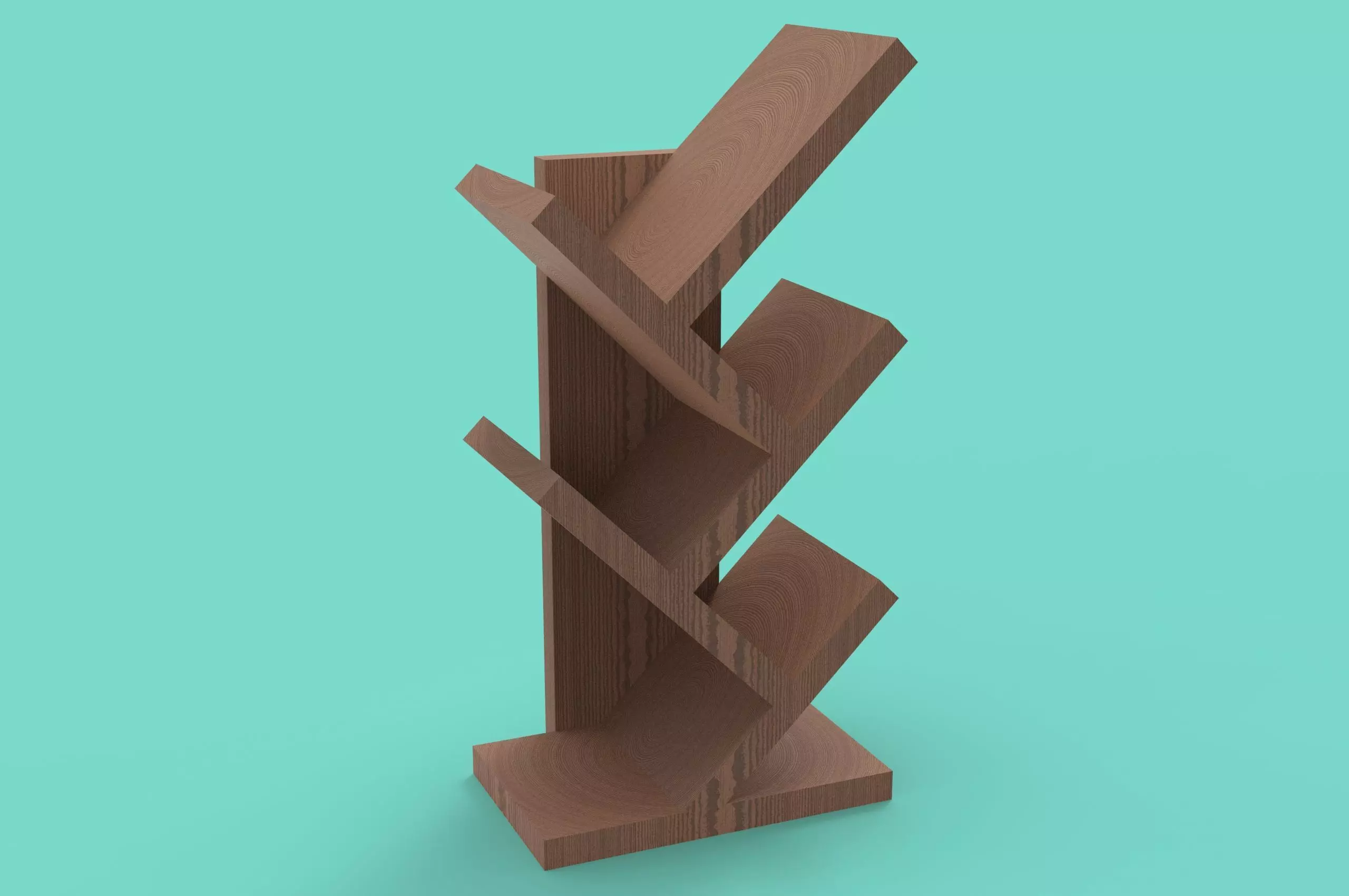 Tabletop Bookshelf 3D print model