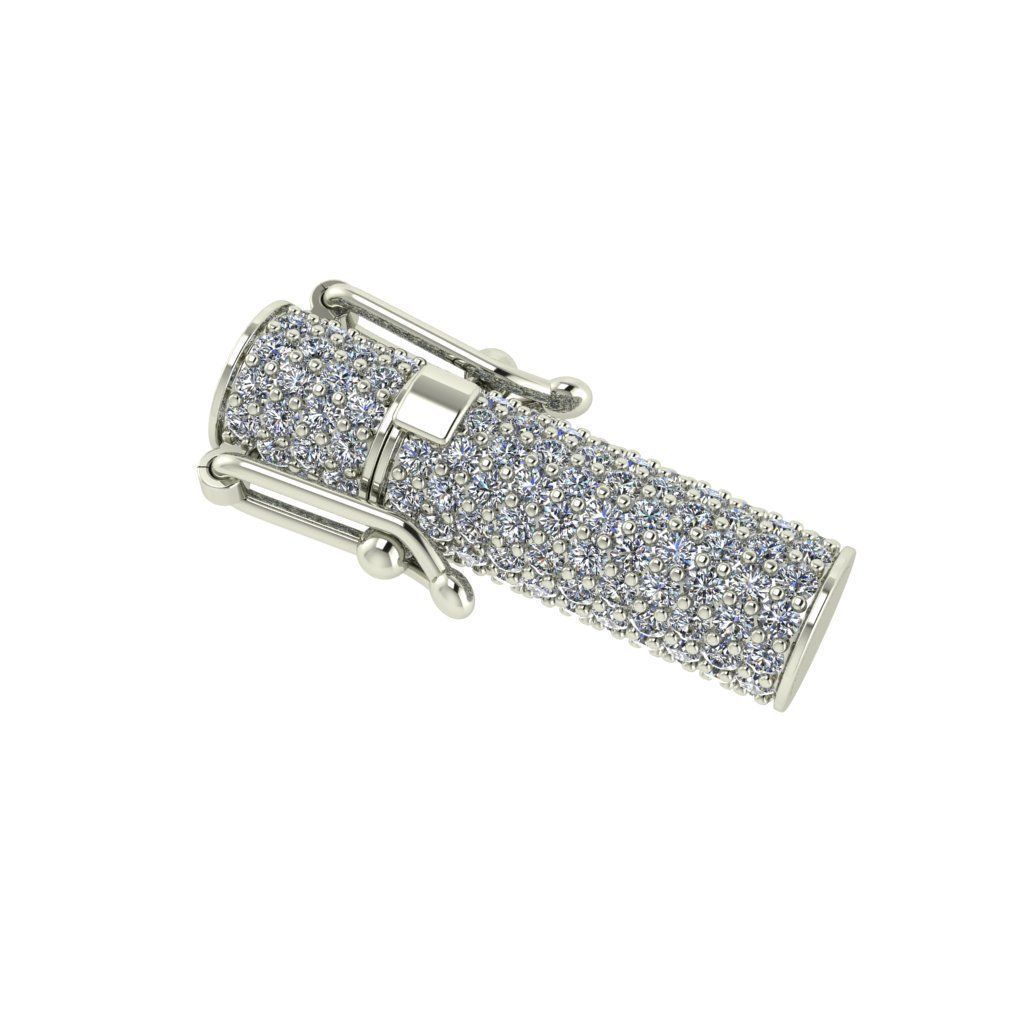 lock round 3D print model_2