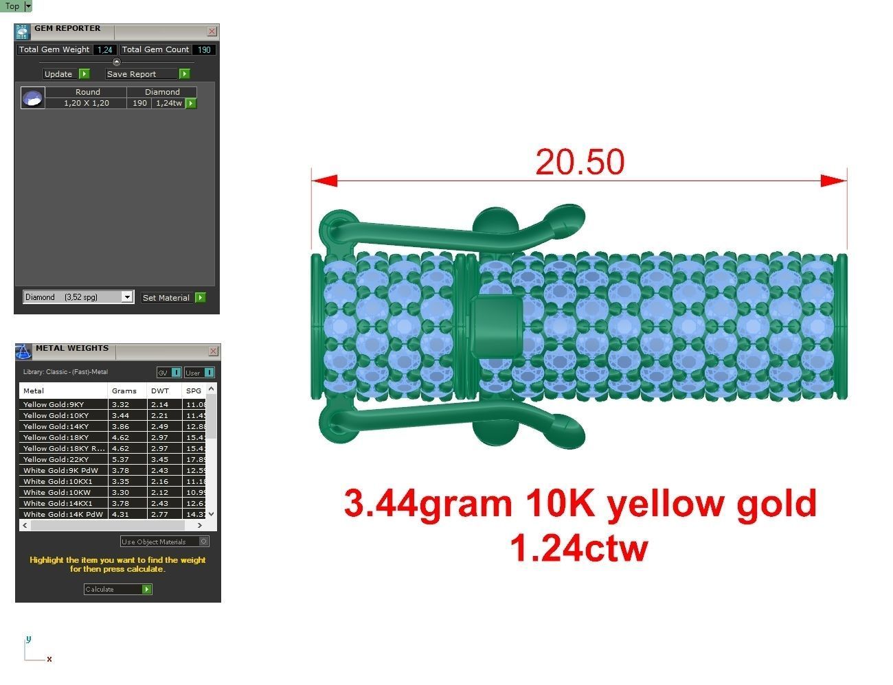 lock round 3D print model_9
