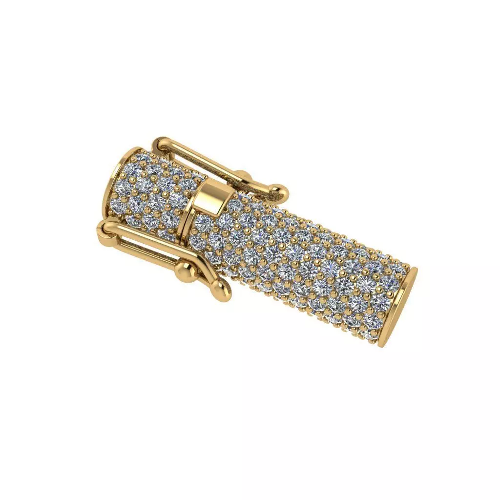 lock round 3D print model_0