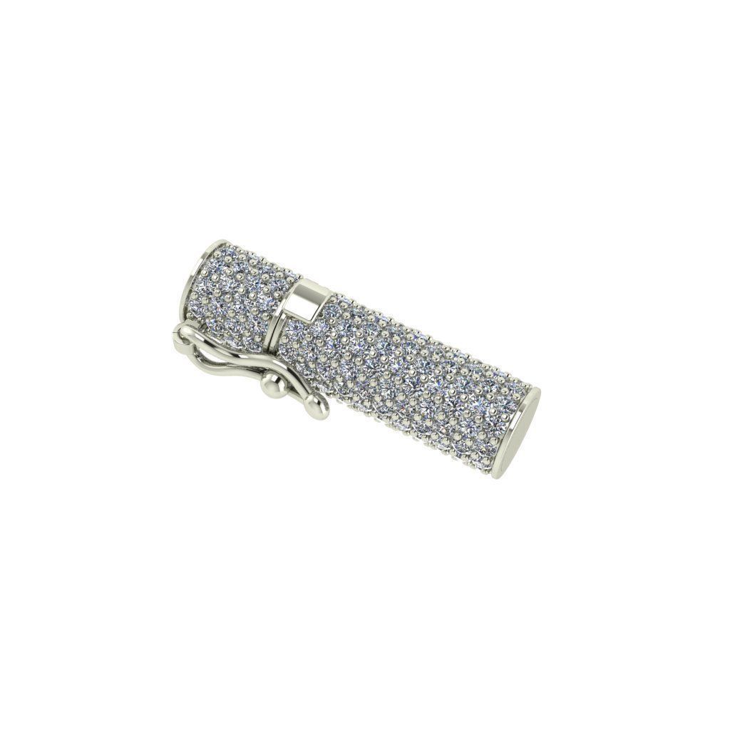 lock round 3D print model_2