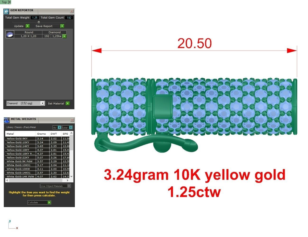 lock round 3D print model_9