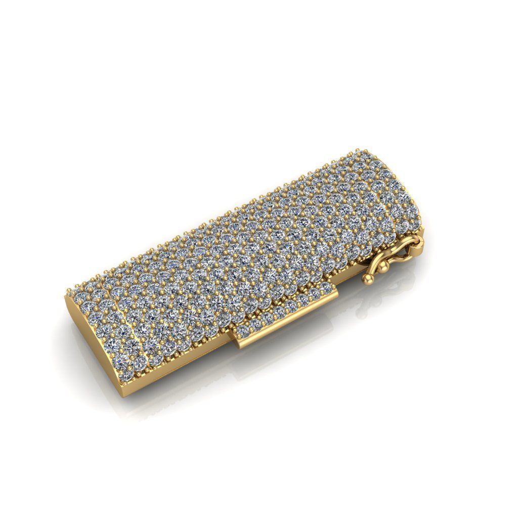 lock chain 3D print model_3