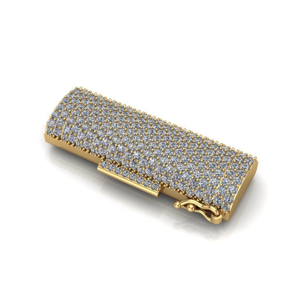 lock chain 3D print model_2