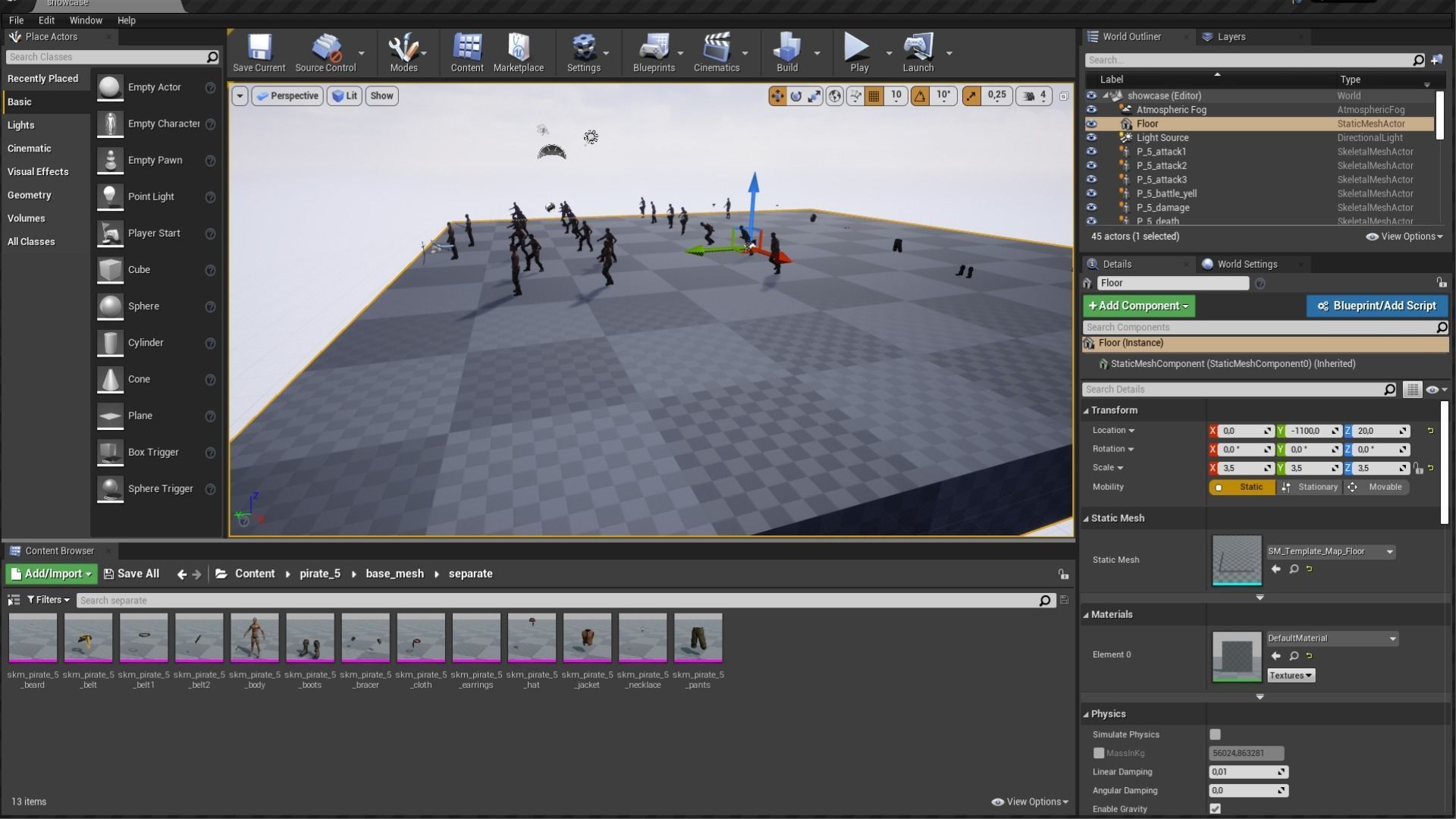 Pirate 5  Low-poly 3D model_18
