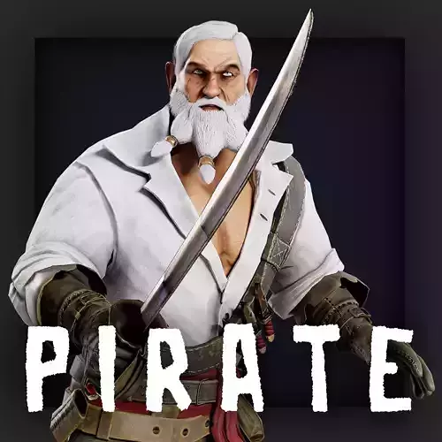 Pirate Giant  Low-poly 3D model