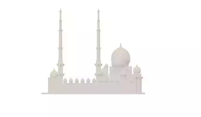 Sheikh Zayed Mosque 3D Printable Model