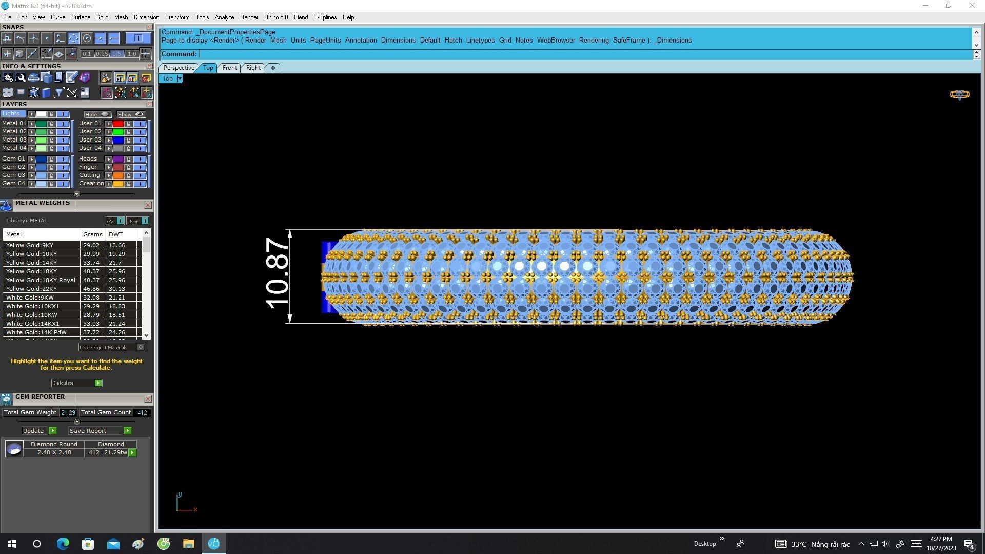 7283 luxury diamond eternity bangle bracelets for women 3D print model_5