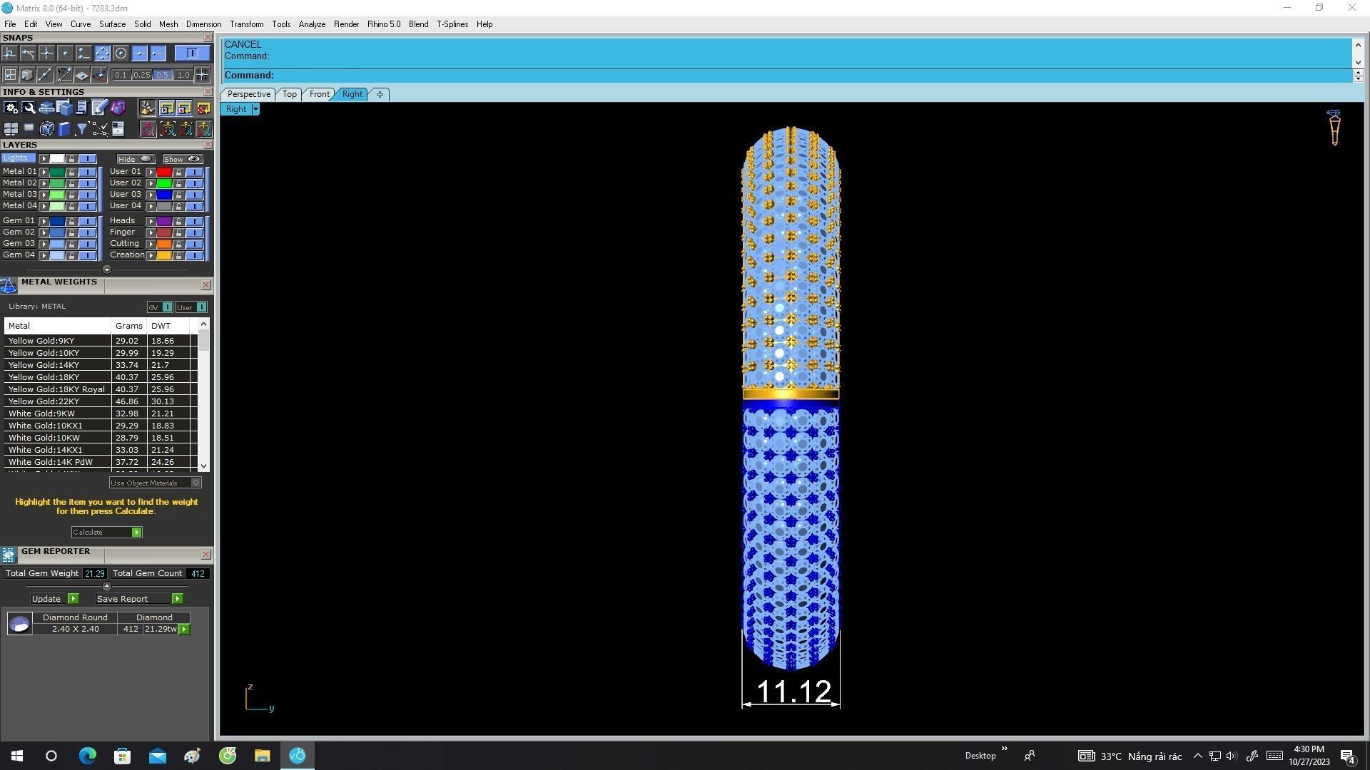 7283 luxury diamond eternity bangle bracelets for women 3D print model_7