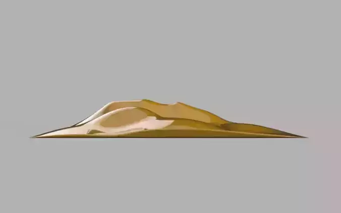 Desert Dunes 3D Printable Model