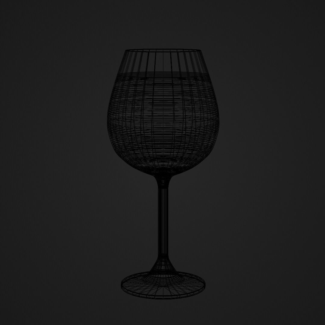 Wine Glass Free 3D model_4