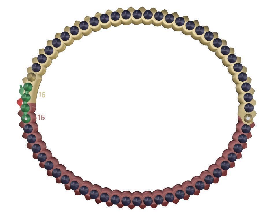 CLASH  BRACELET SMALL MODEL 3D print model_4