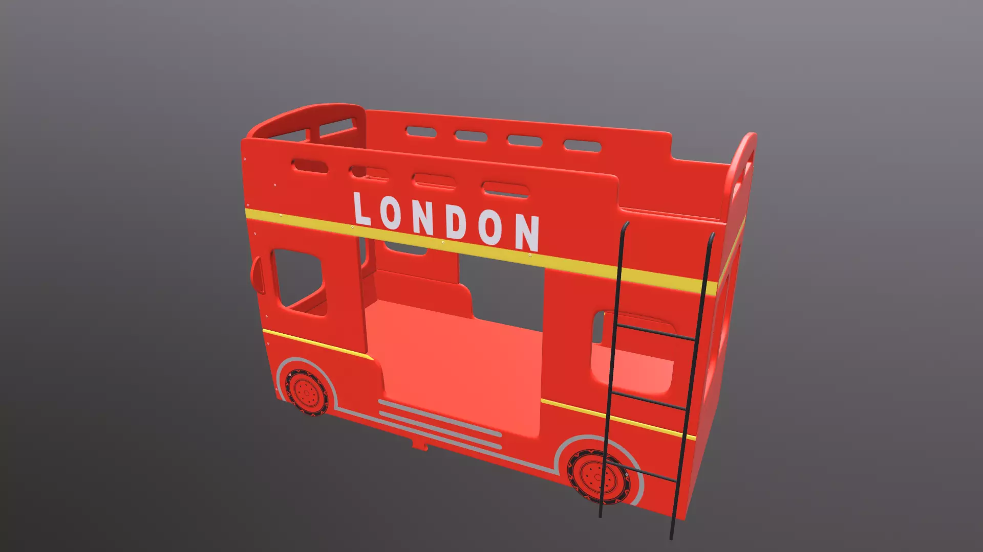 Bunk bed London 3D model