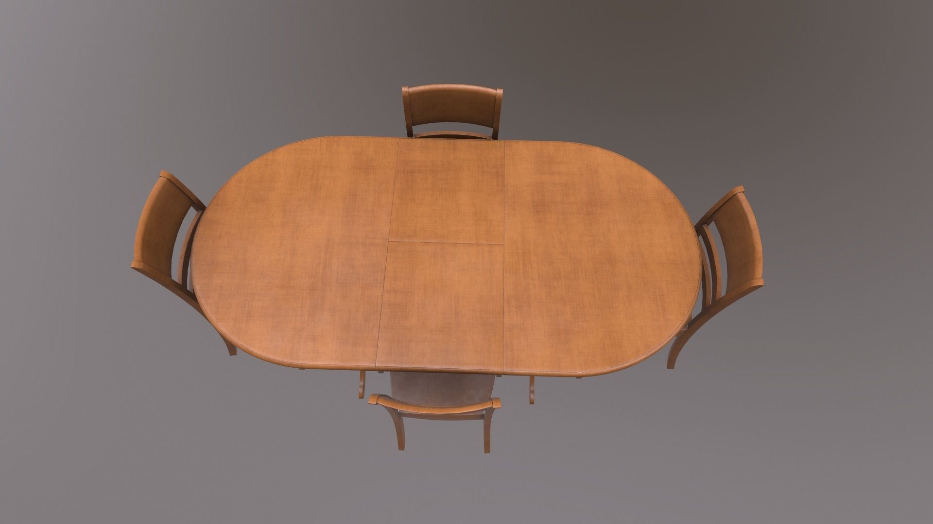 Dining Table Set 3D model_8