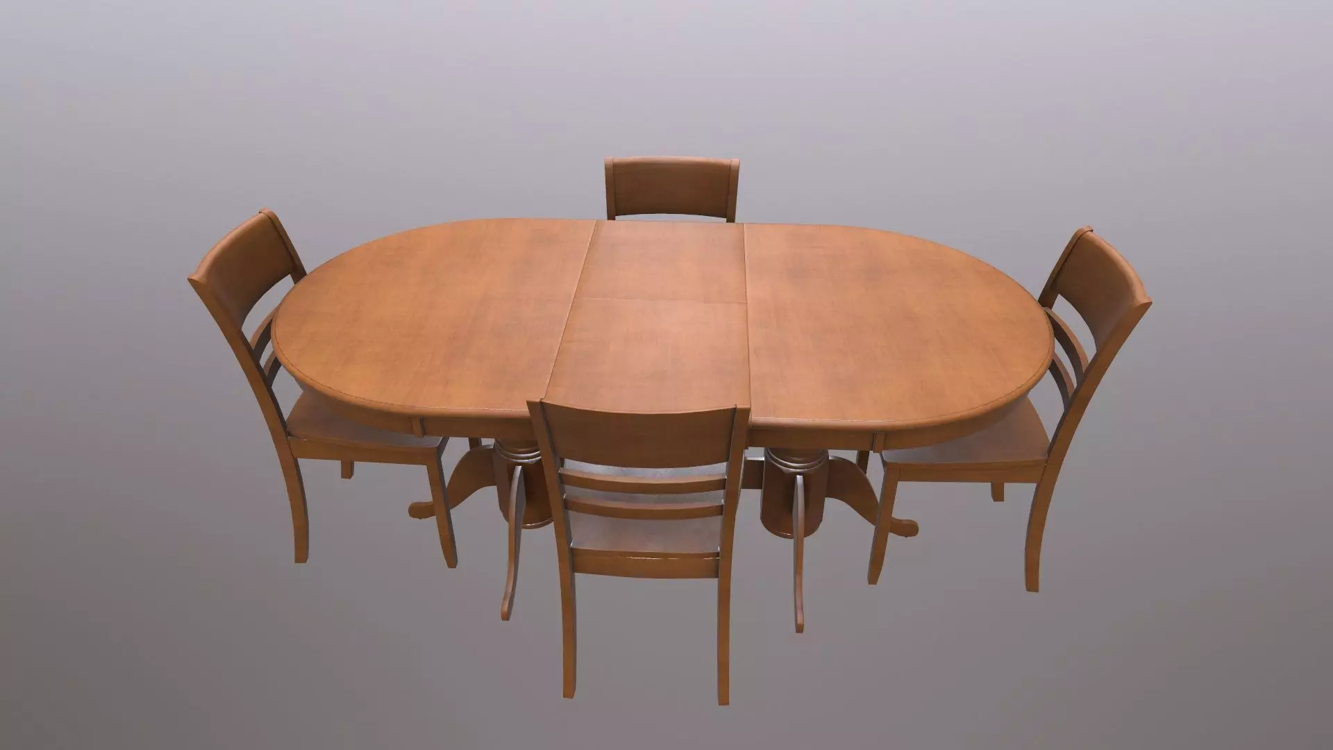 Dining Table Set 3D model_0