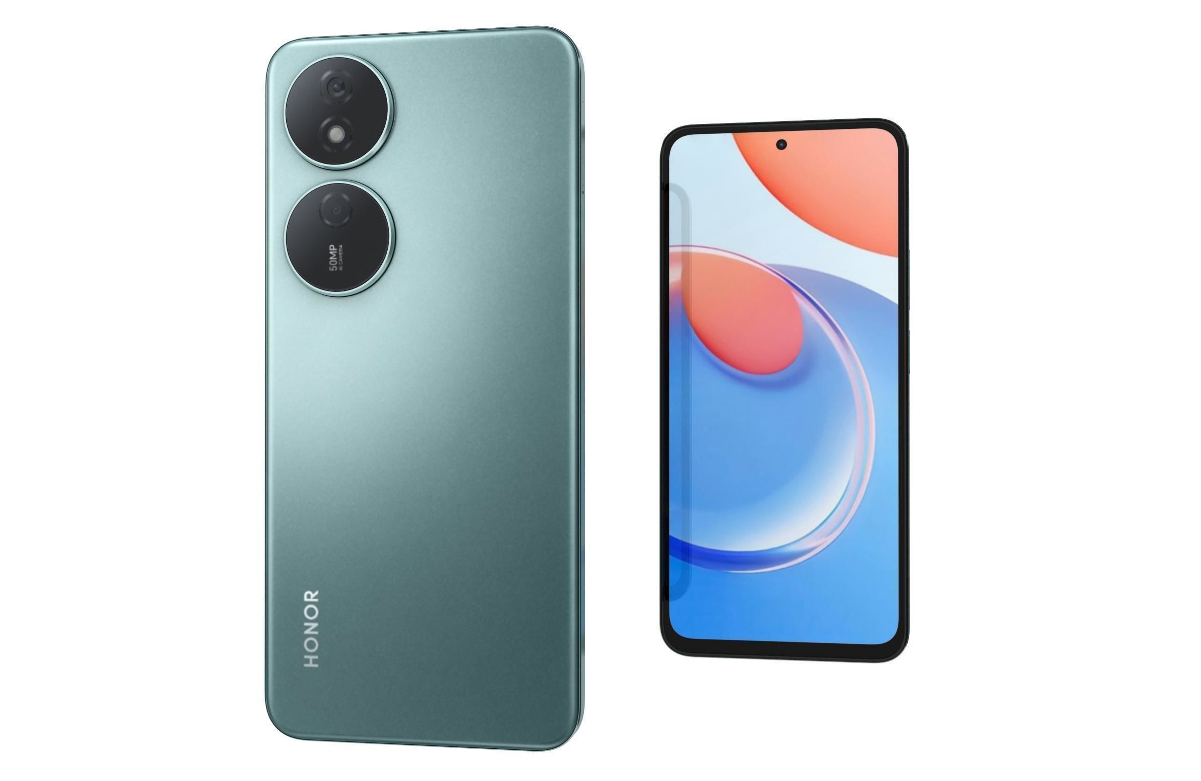 Honor Play 8T All Colors Low-poly 3D model_8